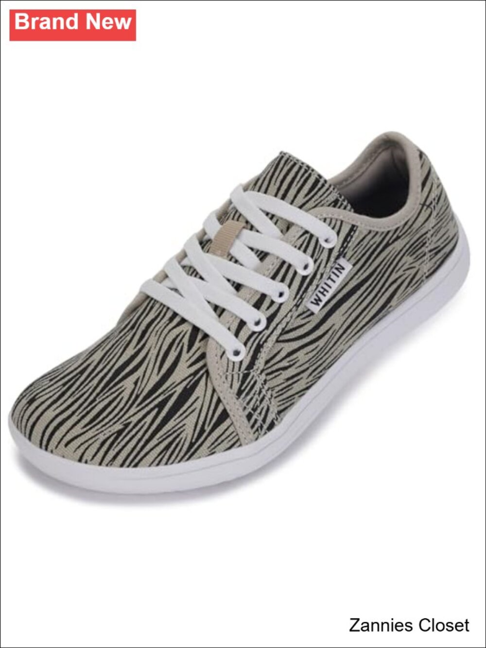 ✨ Wide Toe Box Canvas Barefoot Shoes Minimalist Zero Drop Sneakers